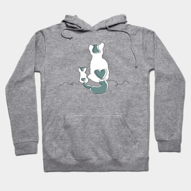 Hello Cat, Cat Lover Gifts Idea, Cat LOver Pet, Kitty Cats, Kitty Love Hoodie by Noosa Studio